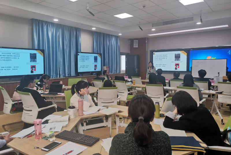 湖北工业大学太阳成集团tyc234cc华倩博士来公司讲示范课(图2)